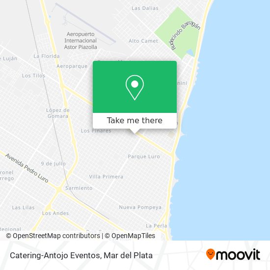 Catering-Antojo Eventos map