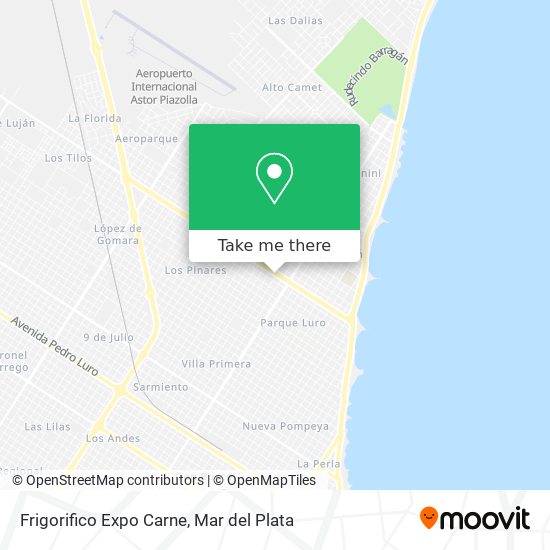 Frigorifico Expo Carne map