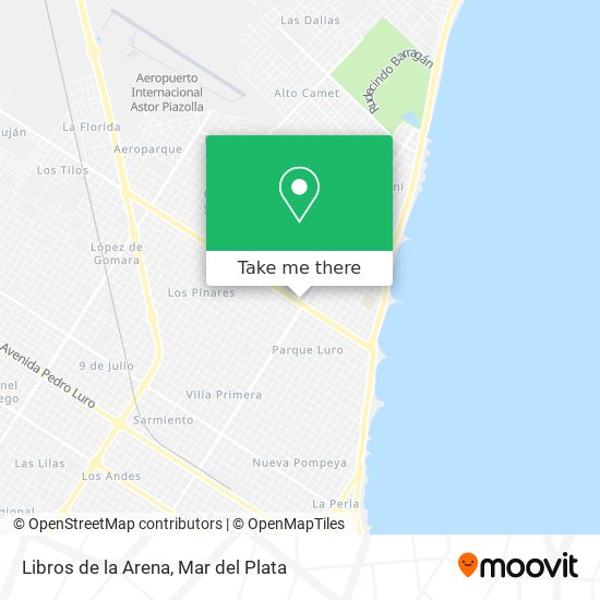 Mapa de Libros de la Arena