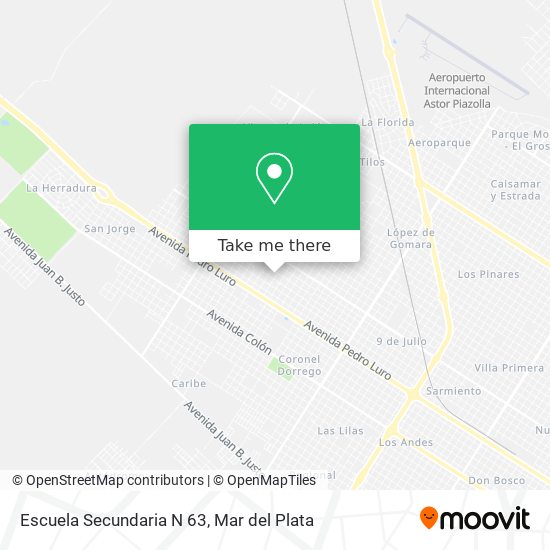 Escuela Secundaria N 63 map