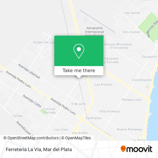 Mapa de Ferretería La Vía