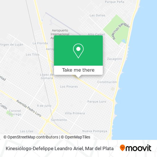 Mapa de Kinesiólogo-Defelippe Leandro Ariel