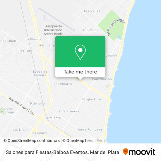 Salones para Fiestas-Balboa Eventos map