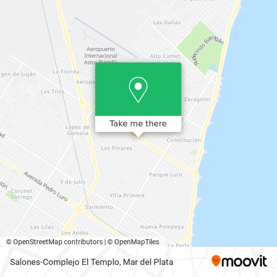 Salones-Complejo El Templo map