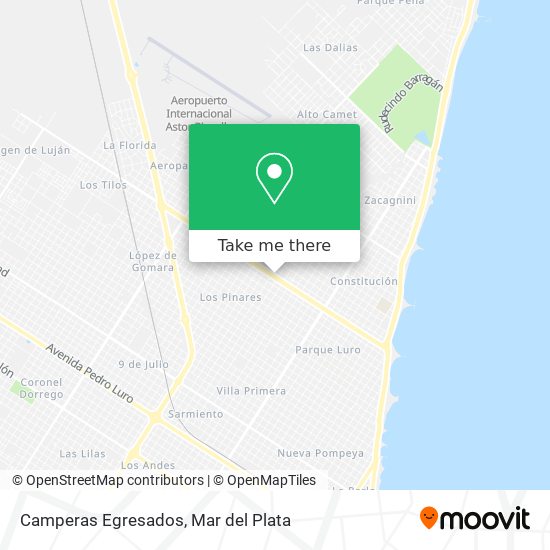Camperas Egresados map
