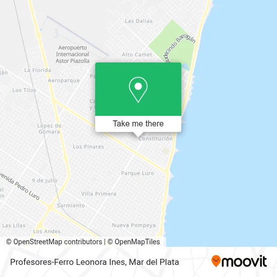 Profesores-Ferro Leonora Ines map