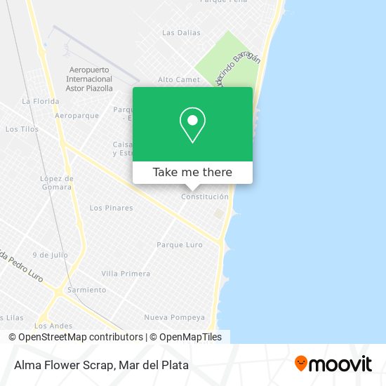 Alma Flower Scrap map