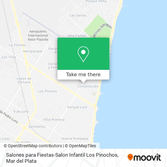 Salones para Fiestas-Salon Infantil Los Pinochos map