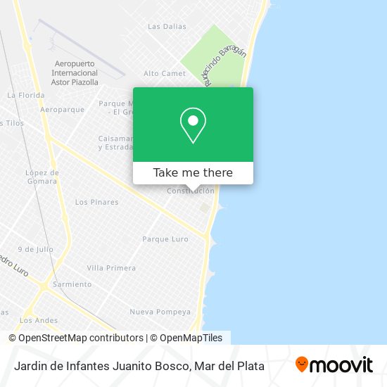 Jardin de Infantes Juanito Bosco map