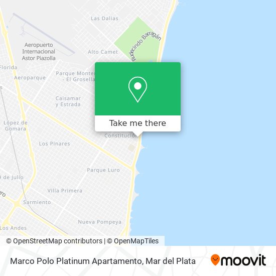 Marco Polo Platinum Apartamento map
