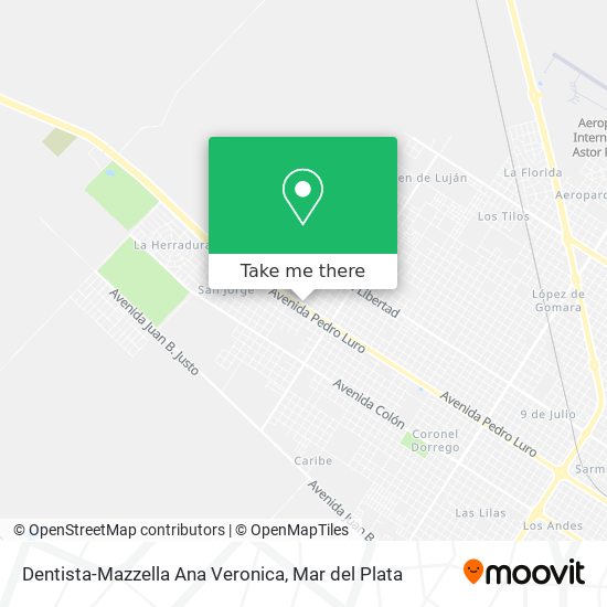 Dentista-Mazzella Ana Veronica map