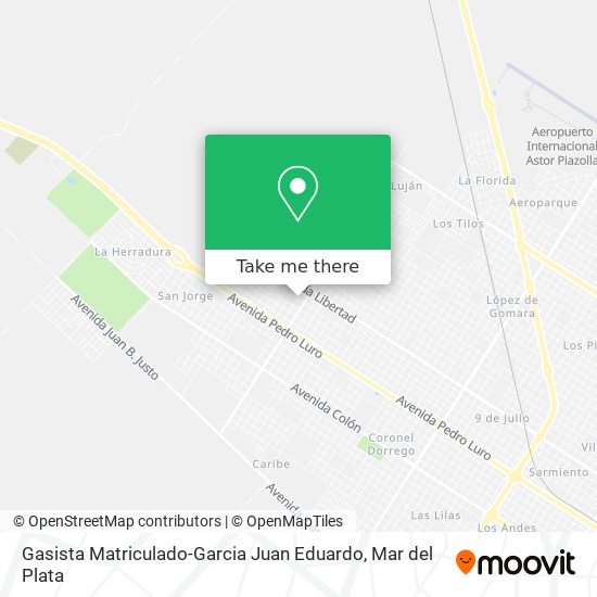 Gasista Matriculado-Garcia Juan Eduardo map
