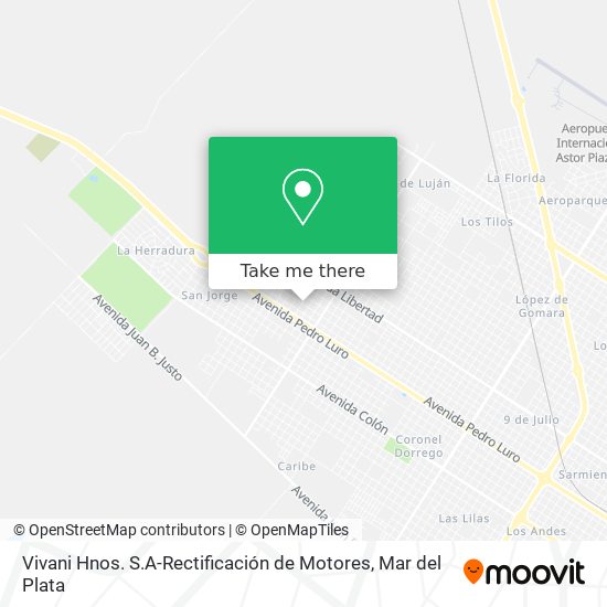 Mapa de Vivani Hnos. S.A-Rectificación de Motores