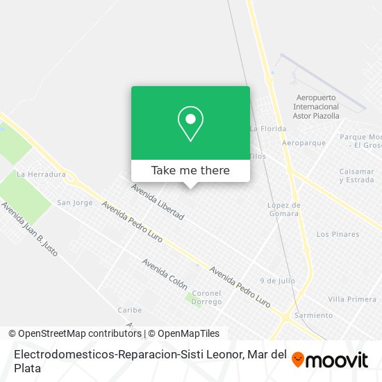 Electrodomesticos-Reparacion-Sisti Leonor map