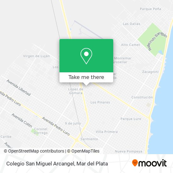 Mapa de Colegio San Miguel Arcangel