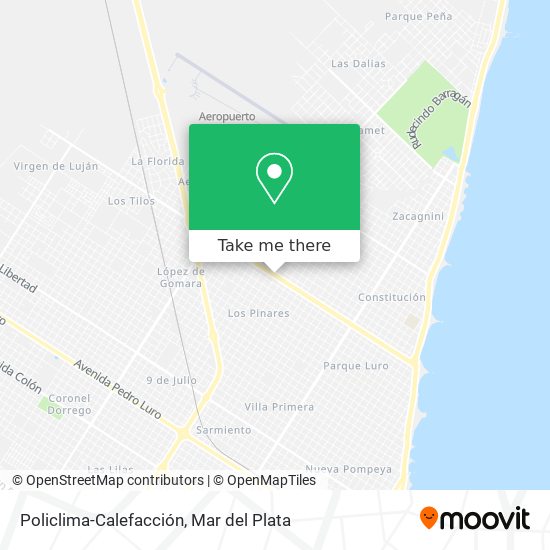 Mapa de Policlima-Calefacción