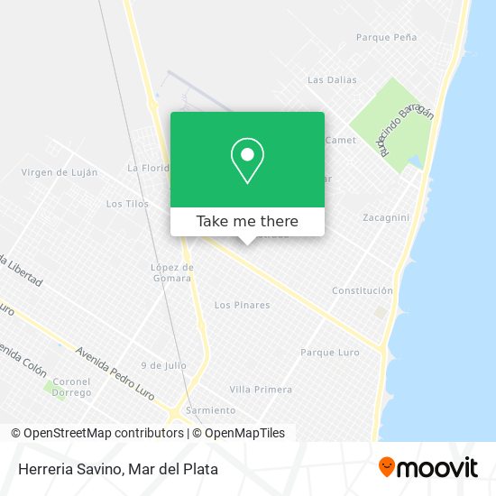 Mapa de Herreria Savino