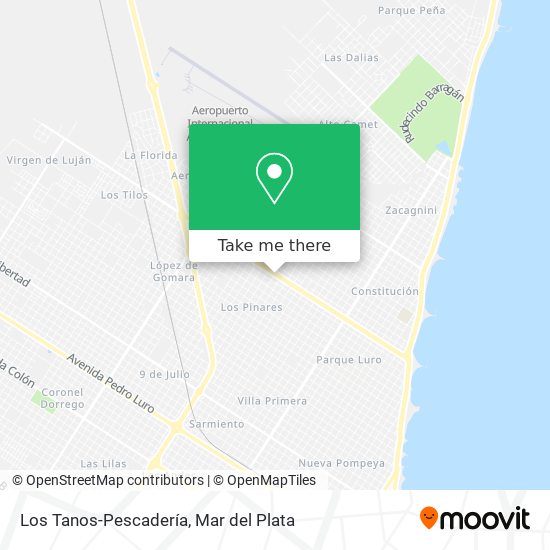 Los Tanos-Pescadería map