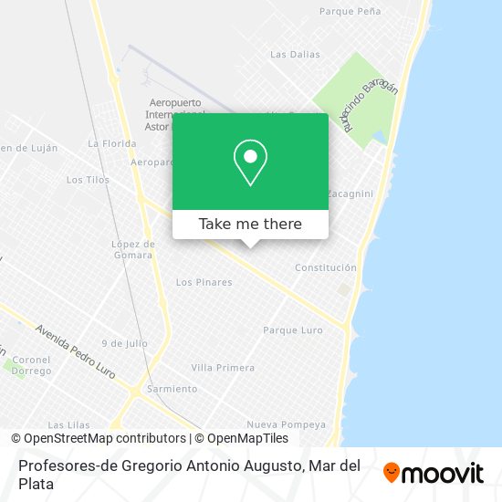 Profesores-de Gregorio Antonio Augusto map