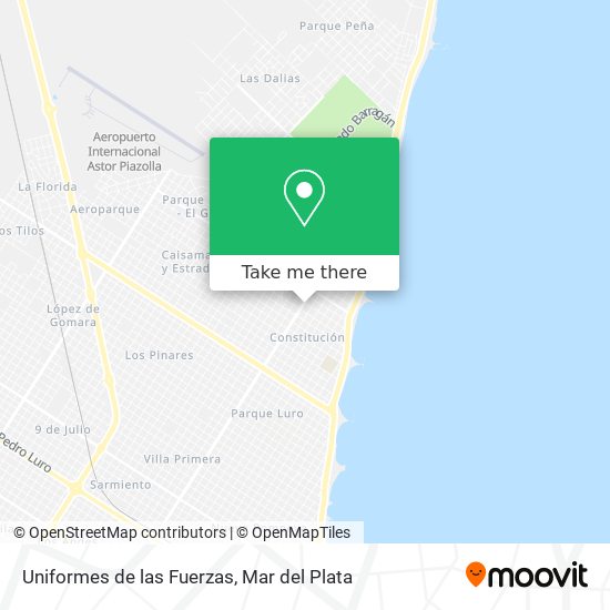 Uniformes de las Fuerzas map
