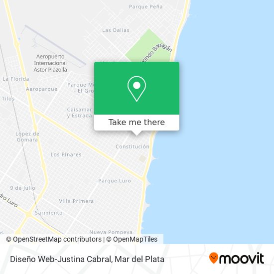 Diseño Web-Justina Cabral map