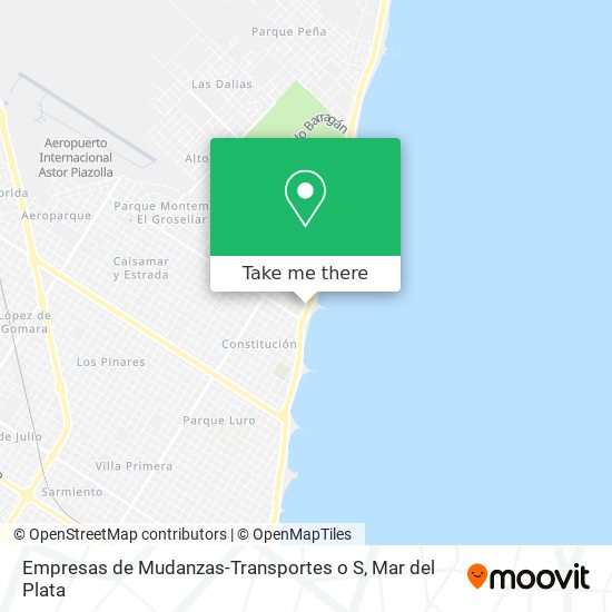 Mapa de Empresas de Mudanzas-Transportes o S