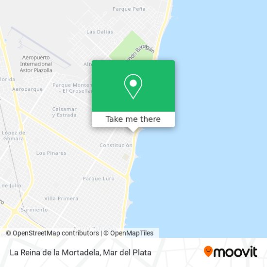 La Reina de la Mortadela map