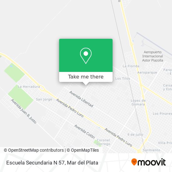 Escuela Secundaria N 57 map