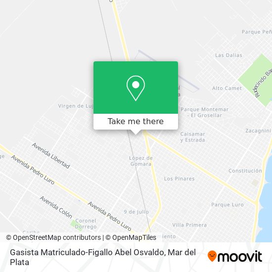 Gasista Matriculado-Figallo Abel Osvaldo map