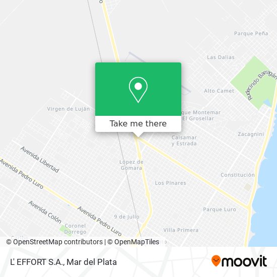 Mapa de L' EFFORT S.A.