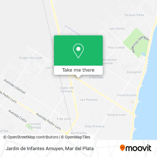 Mapa de Jardin de Infantes Amuyen