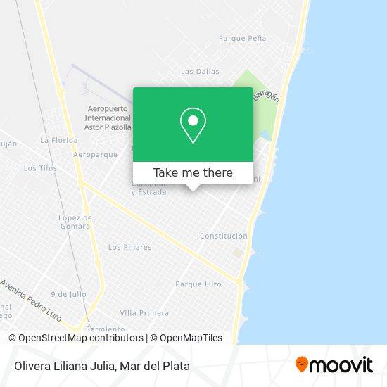Olivera Liliana Julia map