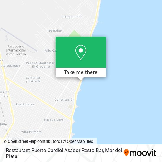 Restaurant Puerto Cardiel Asador Resto Bar map