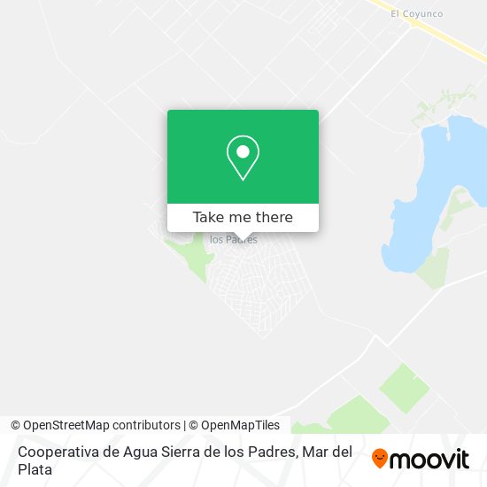 Cooperativa de Agua Sierra de los Padres map