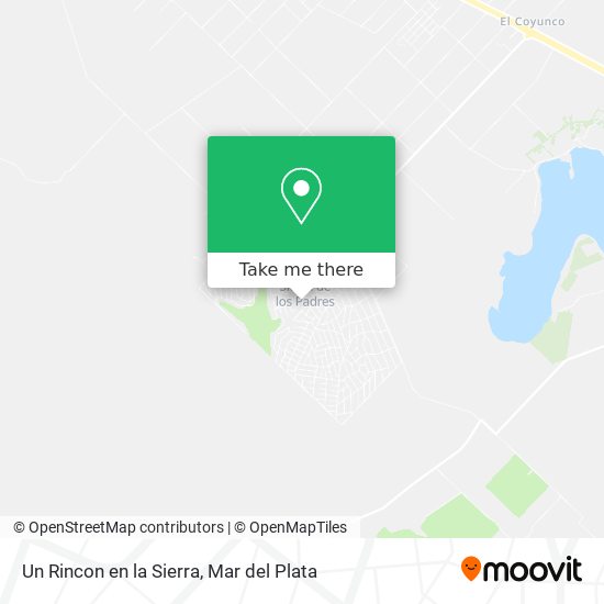 Un Rincon en la Sierra map