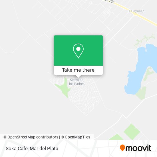Soka Cáfe map
