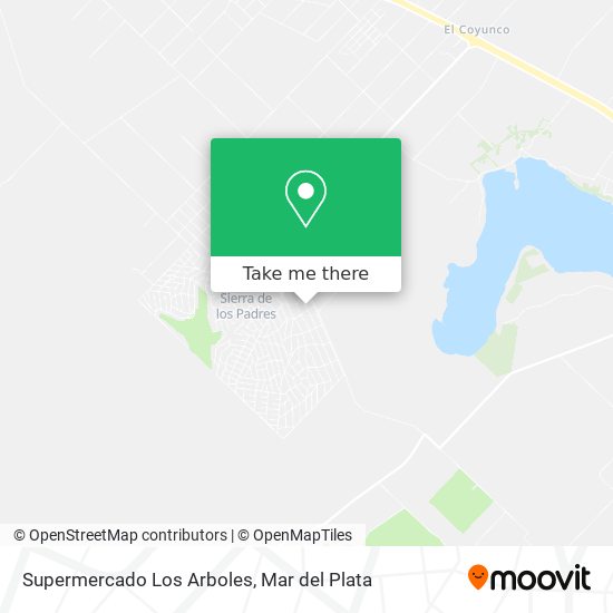Supermercado Los Arboles map