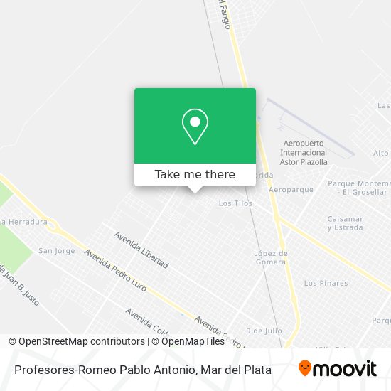 Mapa de Profesores-Romeo Pablo Antonio