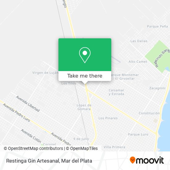 Restinga Gin Artesanal map