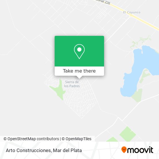 Mapa de Arto Construcciones