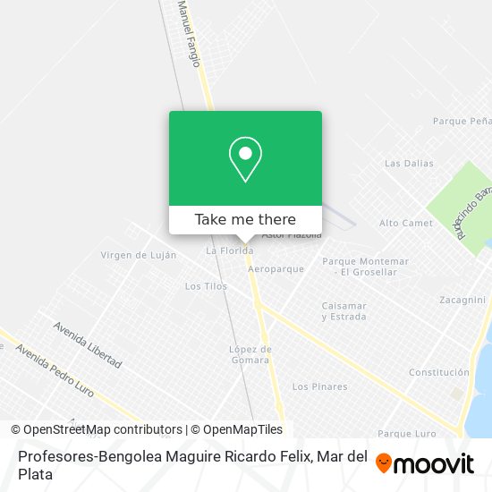 Mapa de Profesores-Bengolea Maguire Ricardo Felix