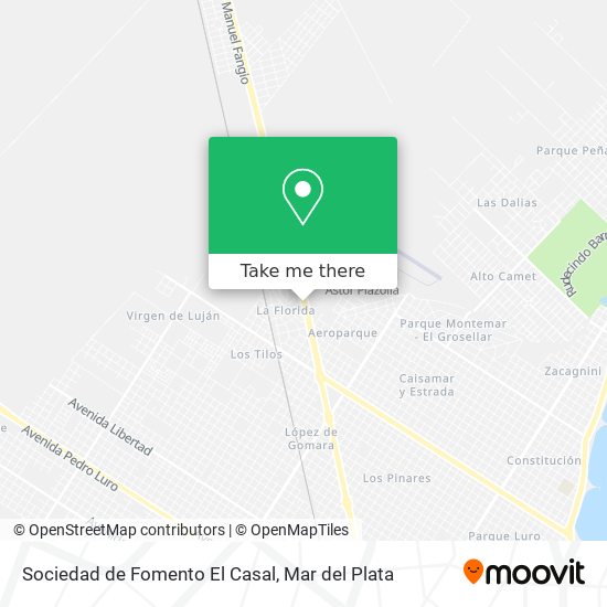 Mapa de Sociedad de Fomento El Casal