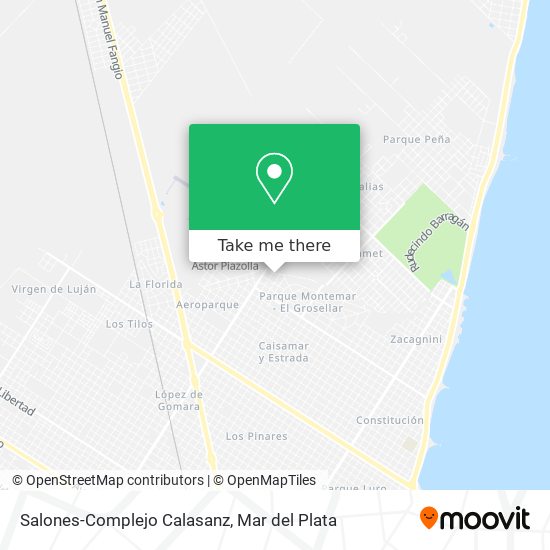 Mapa de Salones-Complejo Calasanz