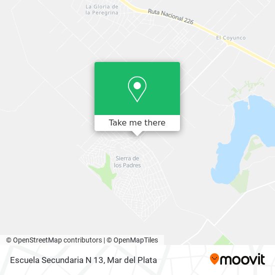 Escuela Secundaria N 13 map