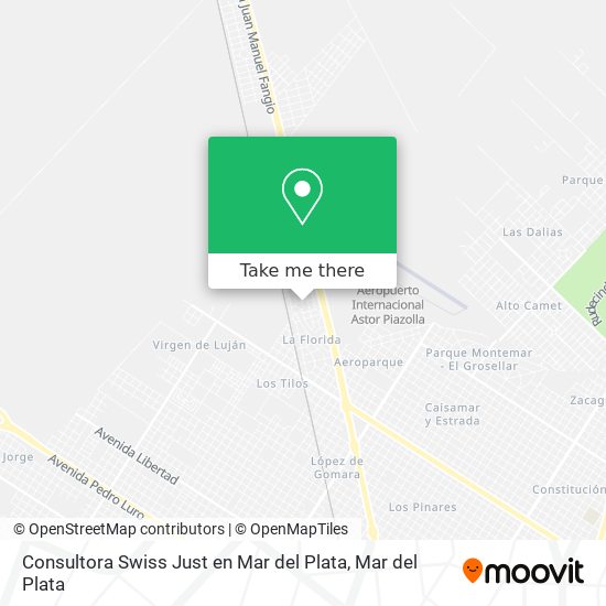 Consultora Swiss Just en Mar del Plata map