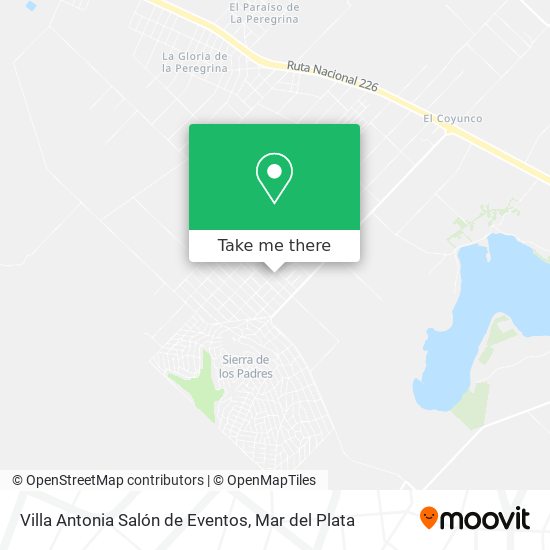 Villa Antonia Salón de Eventos map