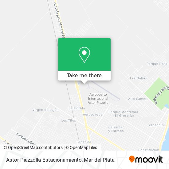 Mapa de Astor Piazzolla-Estacionamiento
