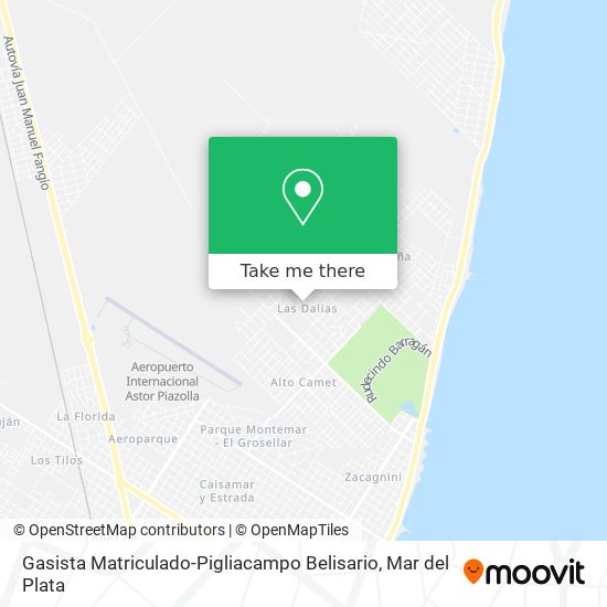 Mapa de Gasista Matriculado-Pigliacampo Belisario