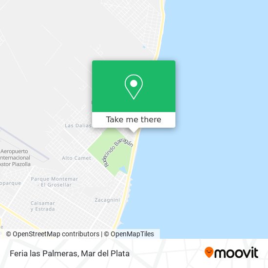 Mapa de Feria las Palmeras