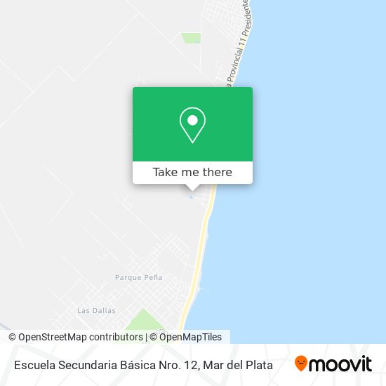 Escuela Secundaria Básica Nro. 12 map
